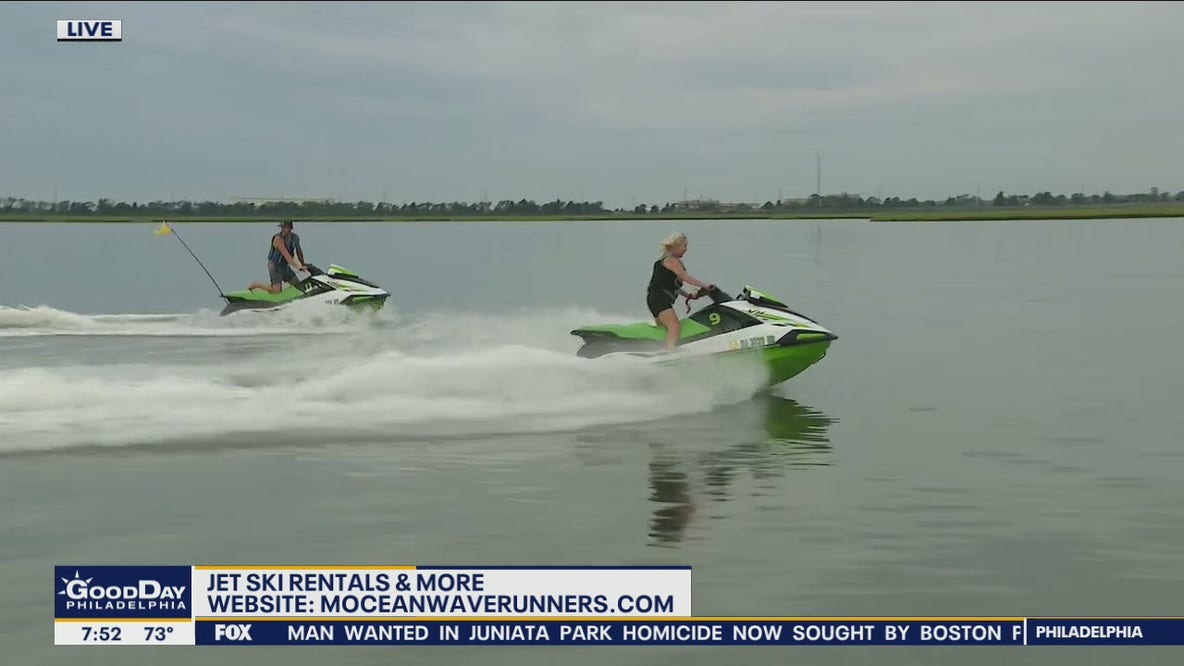 Jet skiing with Mocean Watersports in Wildwood